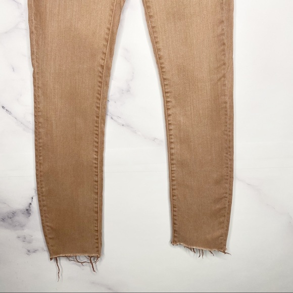 Mother | The Looker Fray Ankle Raw Hem Mauve Jeans - Picture 4 of 9